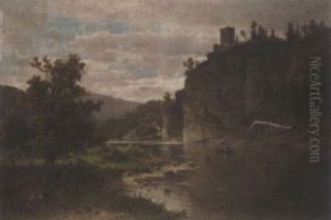 The Raven Tower Near Frain On The River Thaya, Lower Austria