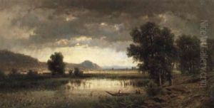 Aufziehendes Gewitter by Adolf Chwala