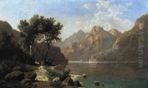 Schliersee In Bayern (?) by Adolf Chwala