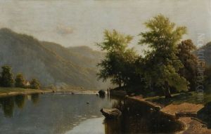 Pond Shore by Fritz Chwala