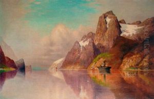 A Rocky Fjord by Fritz Chwala