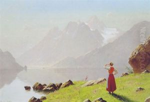 Der Blick Auf Den Bergsee Der Blick Auf Den Bergsee