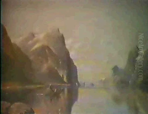 Norwegische Fjordlandschaft - view 1