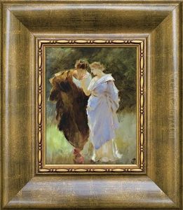 Spring In The Garden by Ivan Franzewitch Ciaglinski