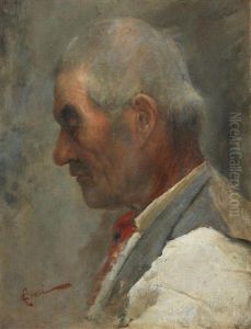 Portrait Of A Man In Profile