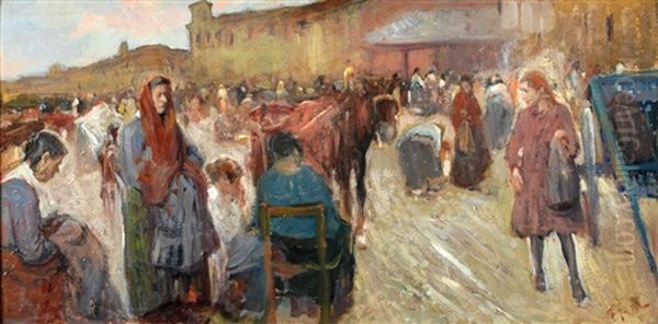 Grande Strada Con Figure - view 1