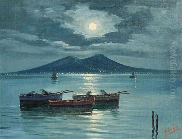 Fishermen In The Bay Of Naples - view 1