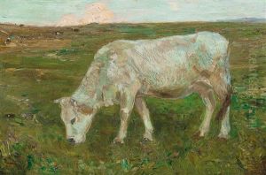 Mucca Al Pascolo by Beppe Ciardi
