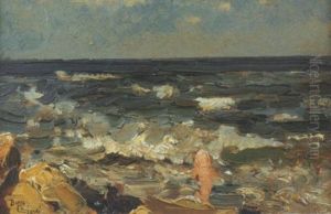 Sul Mare A San Pietro In Volta, 1920 by Beppe Ciardi