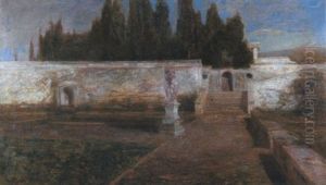 Chiaro Di Luna Nell'antica Villa, 1900 Chiaro Di Luna Nell'antica Villa, 1900