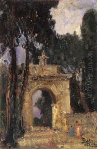 Ingresso Di Villa Borghese A Roma by Beppe Ciardi