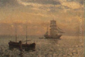 Marina Con Veliero by Beppe Ciardi