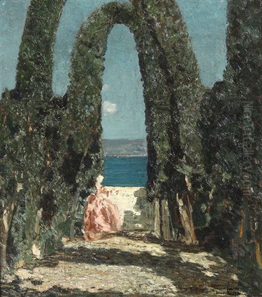 Figura Femminile Nel Parco - view 1