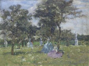 Ladies Resting In The Shade by Emma Ciardi