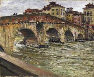 Verona. Blick Auf Die Ponte Di Pietra by Emma Ciardi
