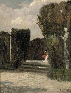 The Villa Albani, Rome by Emma Ciardi
