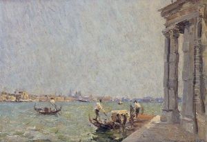 A View Of The Guidecca From Santa Maria Della Salute, Venice A View Of The Guidecca From Santa Maria Della Salute, Venice