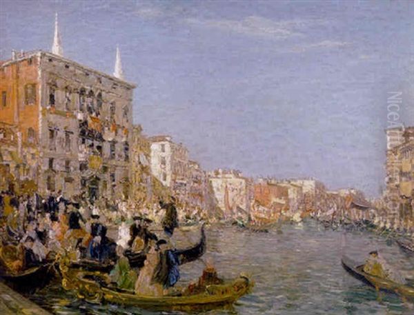 The Great Fete On The Grand Canal, Venice - view 1