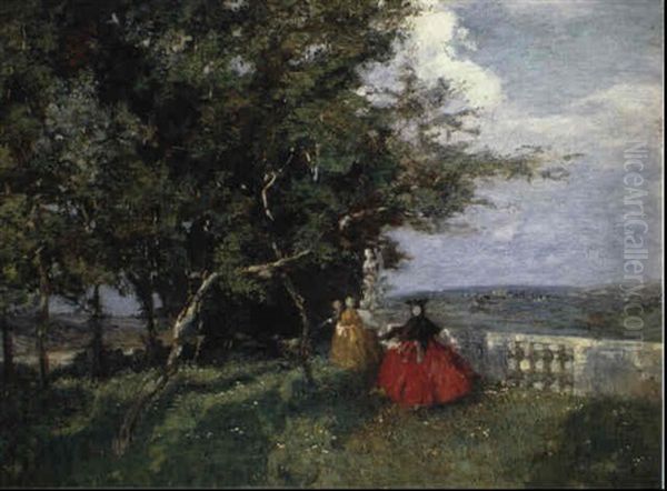 Elegant Ladies In A Park - view 1