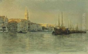 Vue De Venise by Guglielmo Ciardi