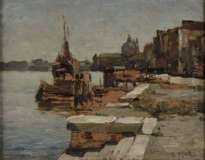 Scorcio Di Venezia by Guglielmo Ciardi