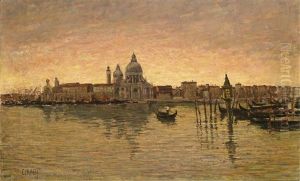 Venedig, Blick Auf Die Giudecca Mit Der Kirche Il Redentore