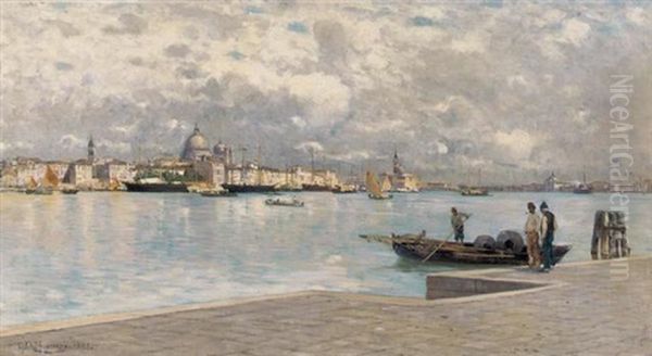 Fisherman Along The Canal - view 1
