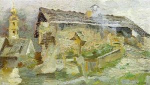 Asiago (case Di Montagna) by Guglielmo Ciardi
