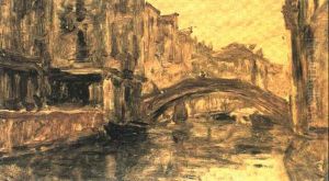 Bozzetto Per Veduta Veneziana Bozzetto Per Veduta Veneziana