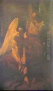 Les Anges Dechus by Francois-Edouard Cibot