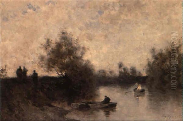 Figures By A River - view 1