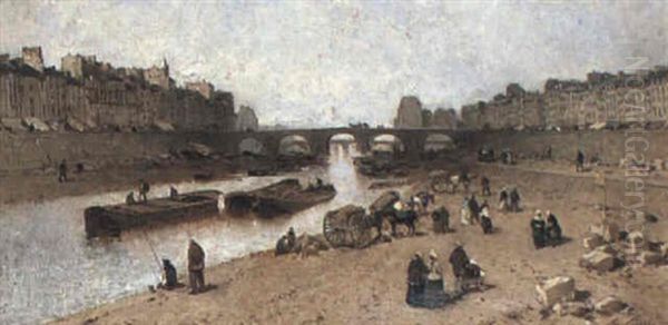 A View Of Paris With The Quai Des Celestins And The Ile Saint Louis - view 1