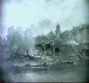 Le Pont-neuf Et Les Quais De La Seine by Ernest Ciceri