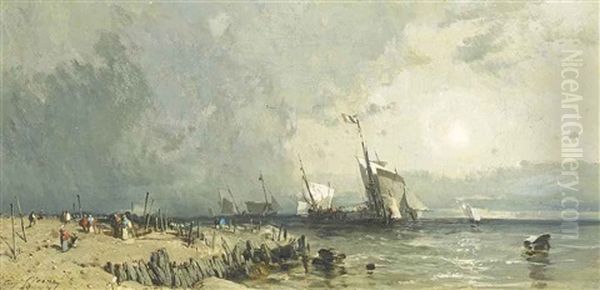 Fishing Vessels By The Coast - view 1