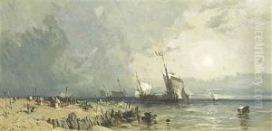 Fishing Vessels By The Coast Fishing Vessels By The Coast