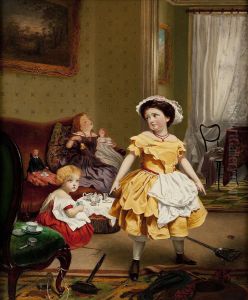 My Turn To Play Mother by Sophie Gengembre Anderson