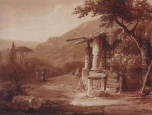 Paysage Italien by Eugene Ciceri