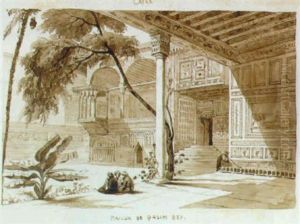 Caire - Maison De Qasim Bey by Pierre Luc Charles Ciceri