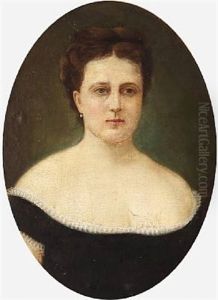 Portrait Of Grand Duchess Olga Constantinovna Of Russia, Later Queen Of The Hellenes (1851-1926)