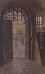 View Through A Gate, Warsaw