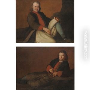 Ritratti Maschili (pair) by Antonio Cifrondi