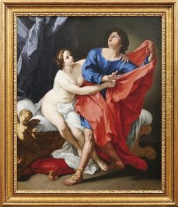 Cignani, Carlo - Werkstatt-der Keusche Joseph Und Das Weib Potiphars by Carlo Cignani