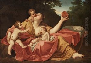 Caritas, Allegori Over Karleken by Carlo Cignani