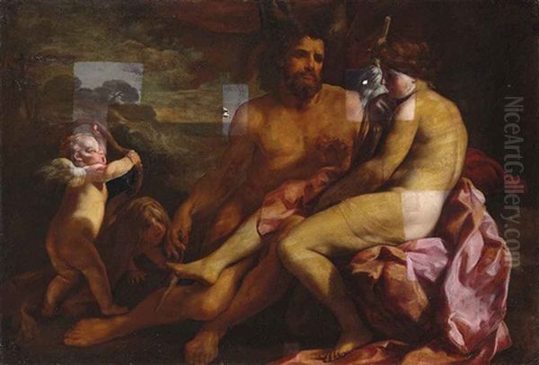 Hercules And Omphale - view 1
