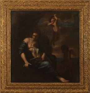 Cupid And Psyche Attended By Putti