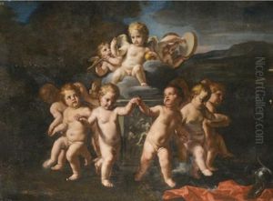 The Triumph Of Love by Carlo Cignani