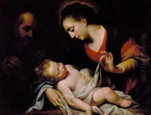 Den Hellige Familie by Carlo Cignani