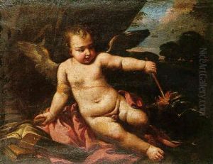 Cupid With The Helmet Of Mars