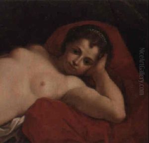 Liegende Venus Auf Rotem Tuch