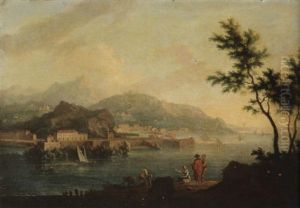 Veduta Del Porto Di Nizza by Angelo Antonio Cignaroli